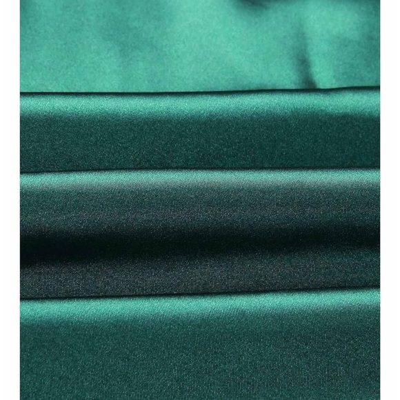 Women's Sleeveless One Shoulder Satin Dress Cocktail Beach Dance NWT Size S - Picture 4 of 5